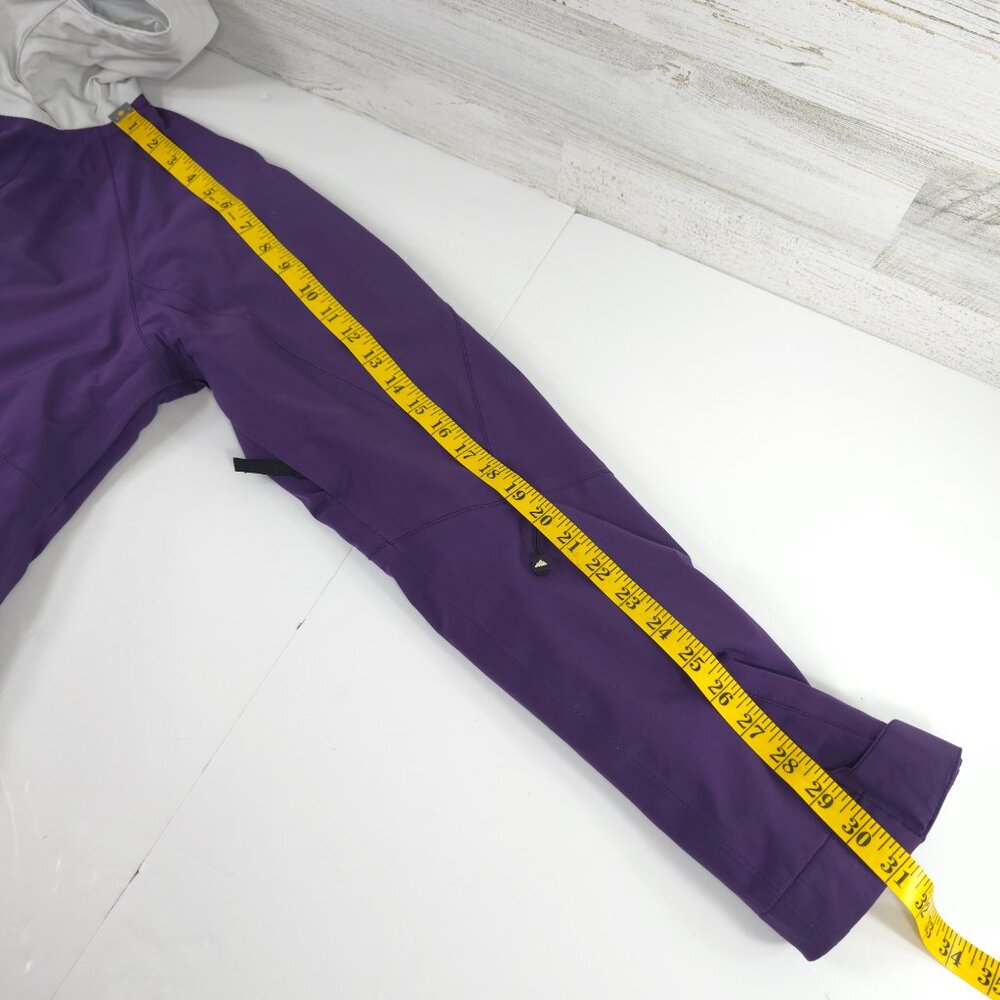 STRAFE Silver Queen WOMEN'S SIZE MED Snow Ski PURPLE Jacket Hooded Polartec - Picture 16 of 16